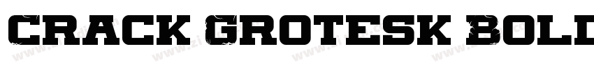 Crack Grotesk Bold字体转换